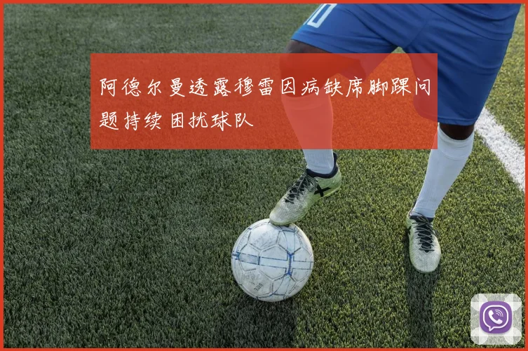 阿德尔曼透露穆雷因病缺席脚踝问题持续困扰球队